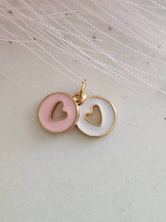 Pink and White Joy Love Charm